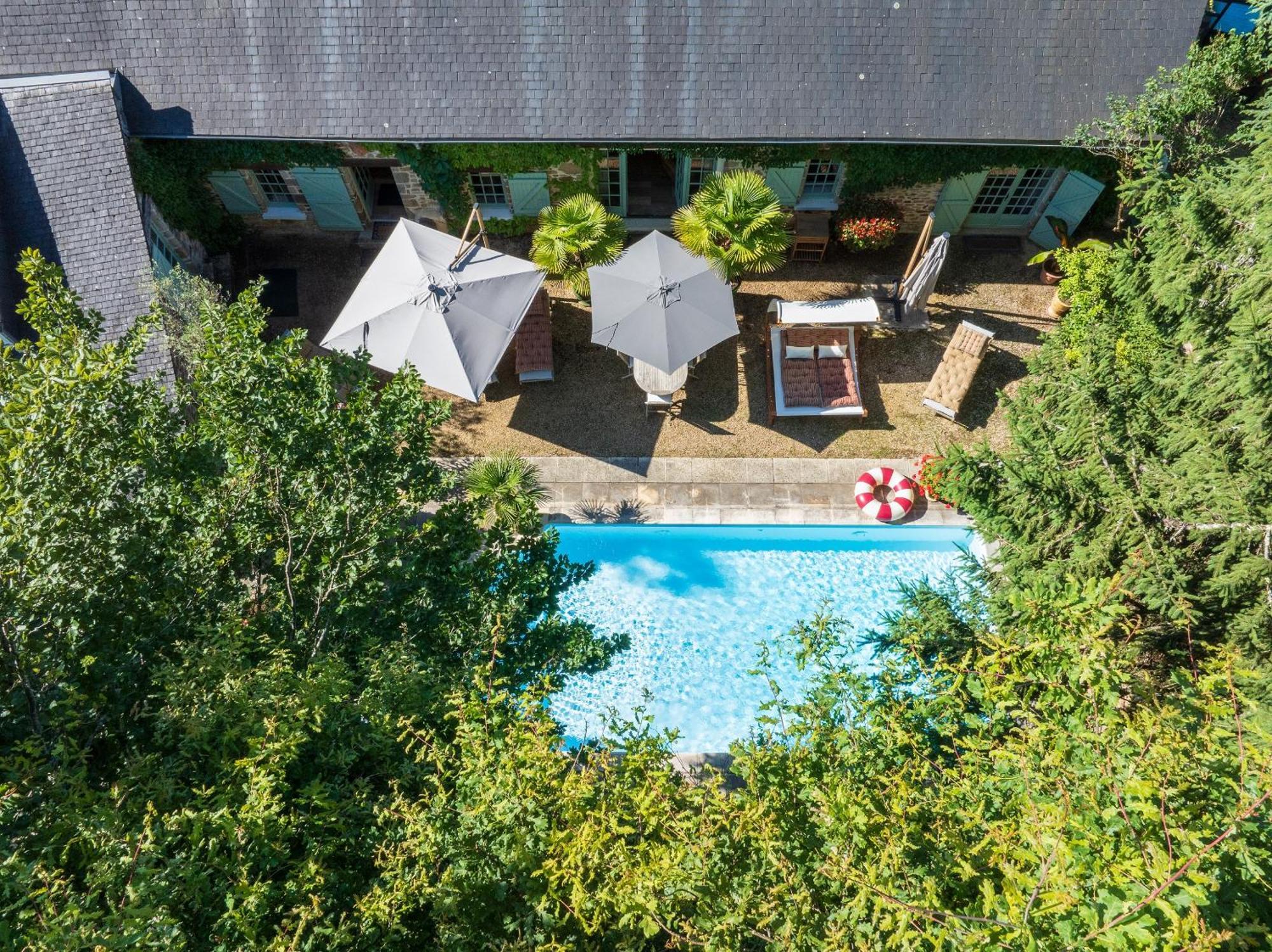 Maison D'Hotes Les Jardins Saint Eloi Le Lonzac Exterior foto